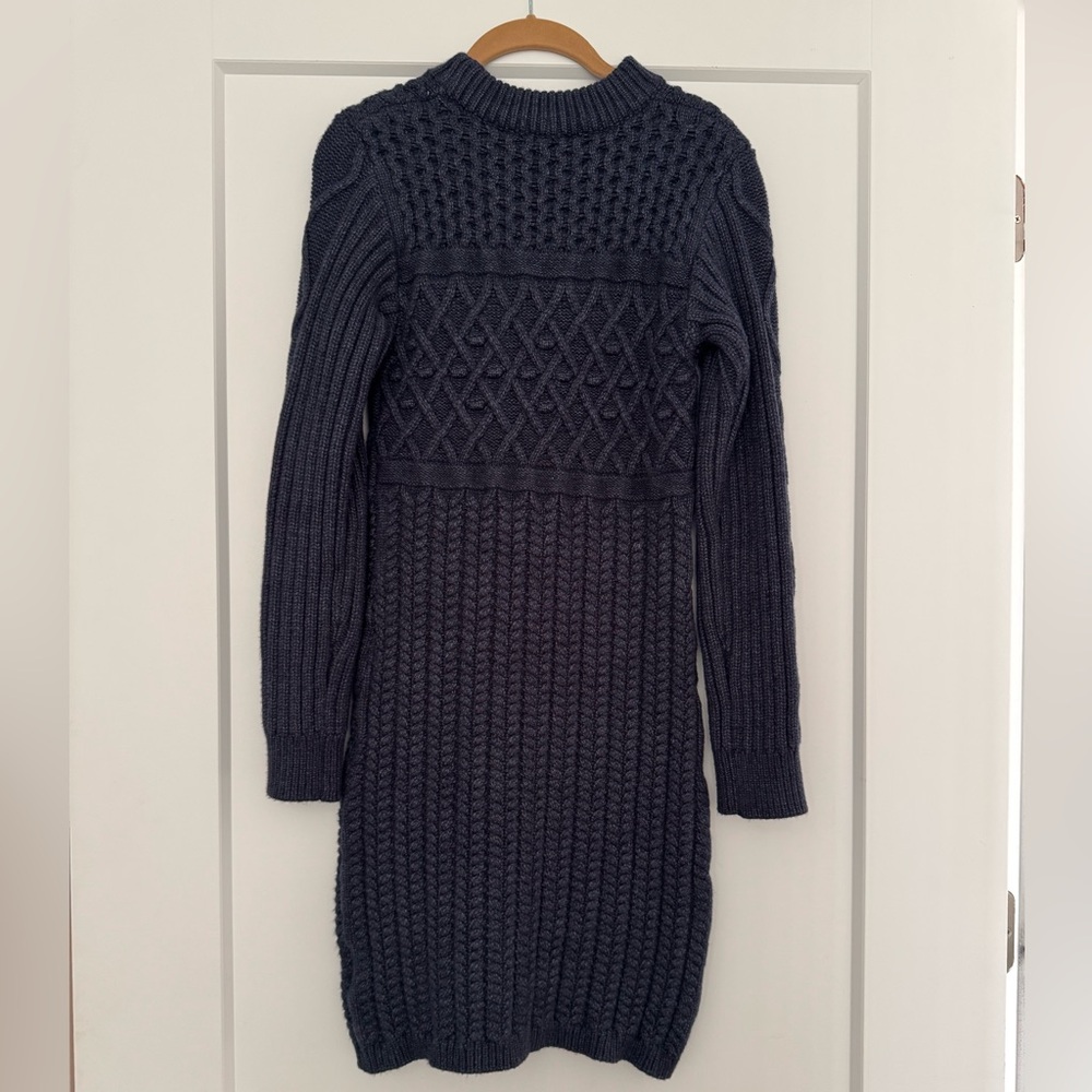 Jolene Cable Knit Sweater Dress
